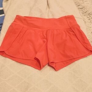 Lululemon orange shorts